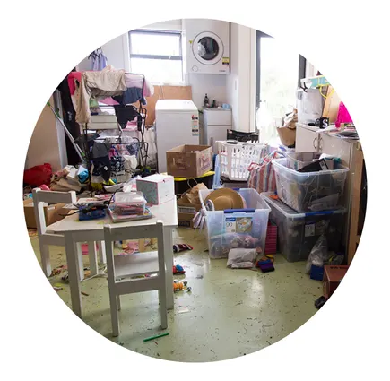 Room by room junk removal
